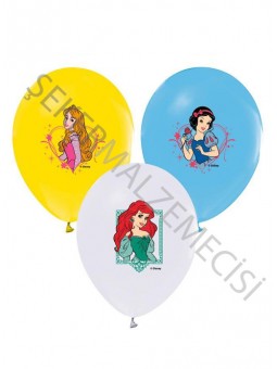 Prenses Baskılı Balon