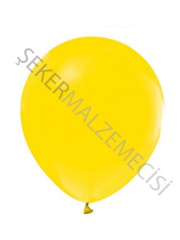 Sarı Baskısız Balon 