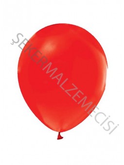Kırmızı Baskısız Balon 