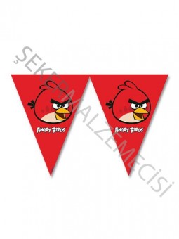 Angry Birds Klasik Üçgen Bayrak Set
