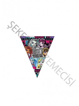 Monster High Klasik Üçgen Bayrak Set
